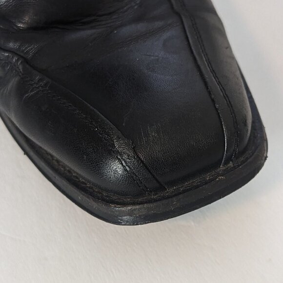 Johnston & Murphy Men’s Boots Black Square Toe Chelsea Side Zip Size 10.5 - Picture 8 of 9